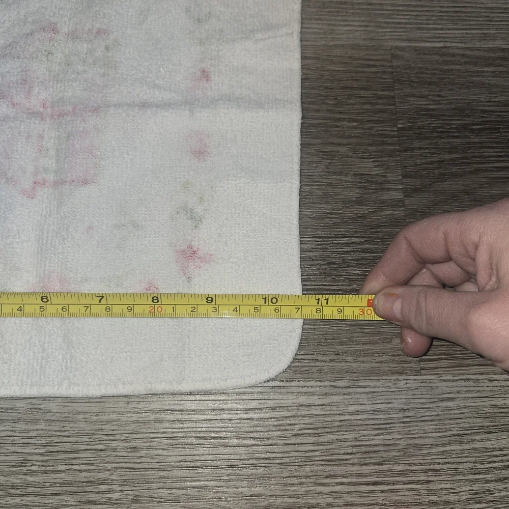 Canon Floral Pink and Green Wash Cloth